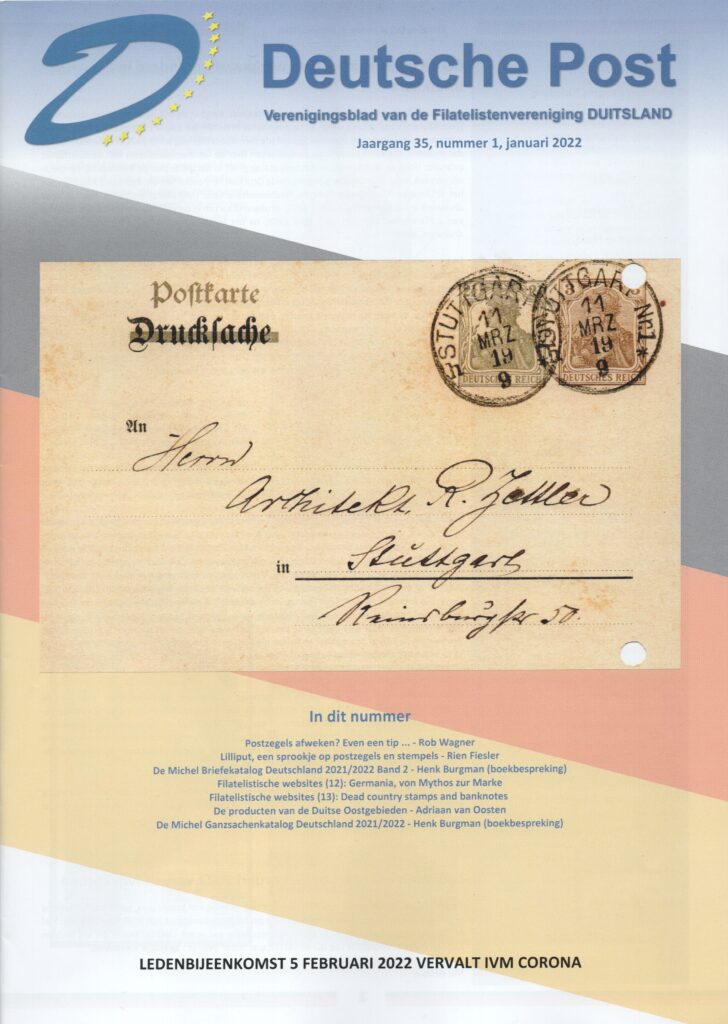 Deutsche post nr. 1 2022
